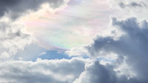 Couleurs dans les nuages du ciel