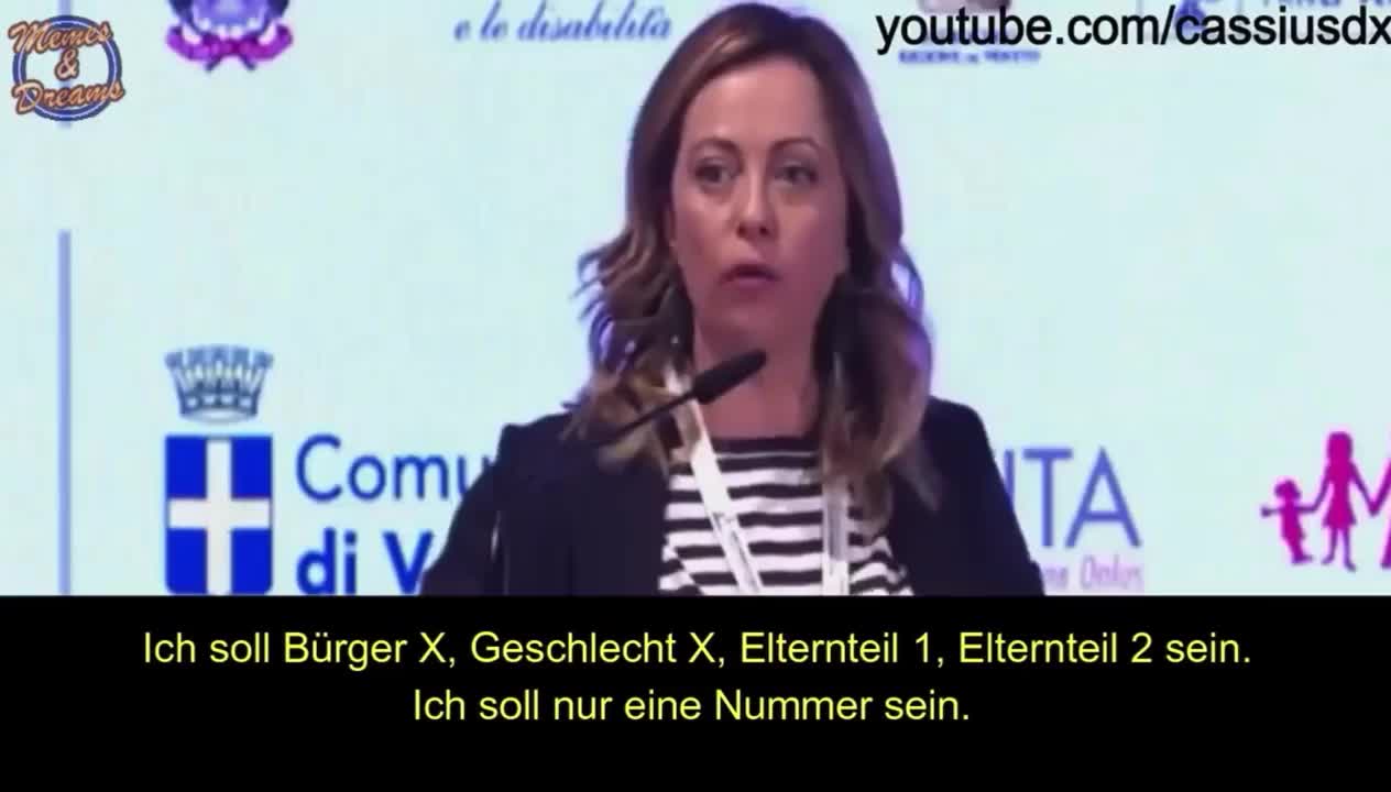 Powerful Speech Giorgia Meloni - Eine zweiminütige Rede von Giorgia Meloni