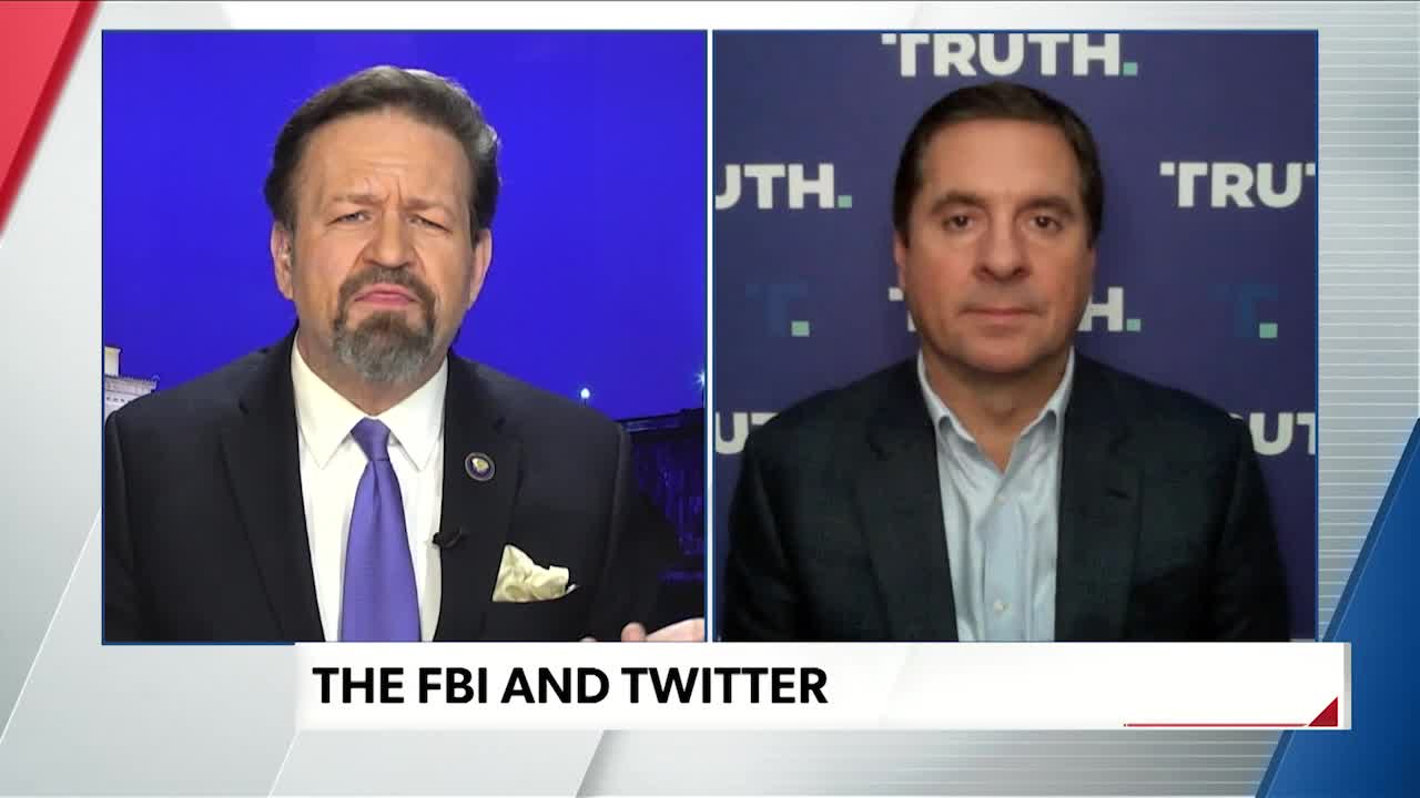 The FBI & Twitter. Devin Nunes with Sebastian Gorka on NEWSMAX