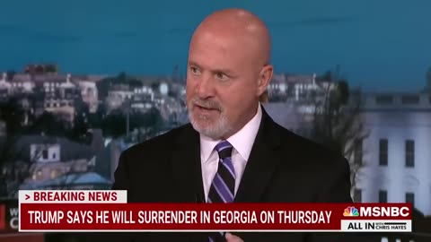 Trump says he will surrender to the Cops on Thursday on the Georgia charges. "I will SURRENDER!"