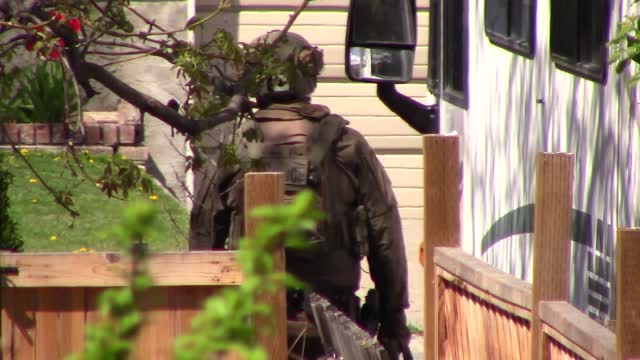 RCMP with AR's in my hood