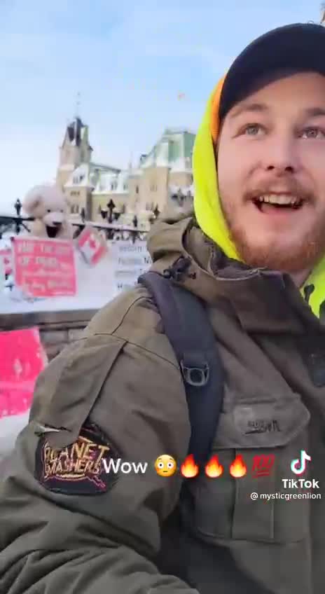 Emergency Act cause Trudeau is scared of a dude giving out socks