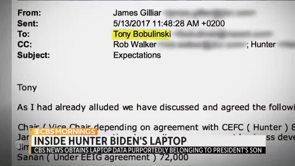 CBS news says Hunter Biden’s laptop is bad!” and Yep, it’s real,