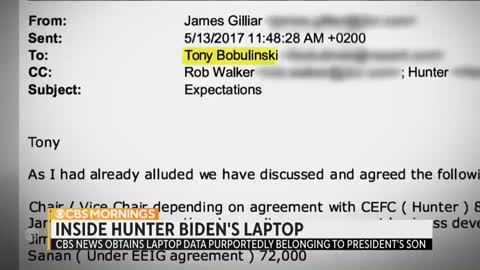 CBS news says Hunter Biden’s laptop is bad!” and Yep, it’s real,