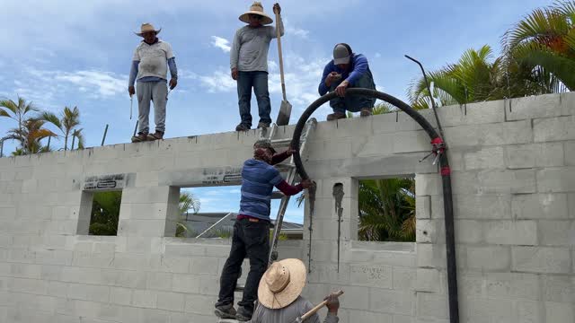 Project Pure22 - Pouring of Tie Beam and Walls - Part 4