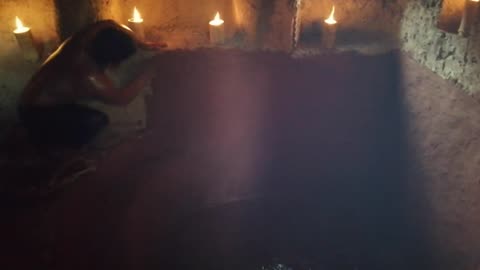 97 days digging the ground to make secret home & swimming pool
