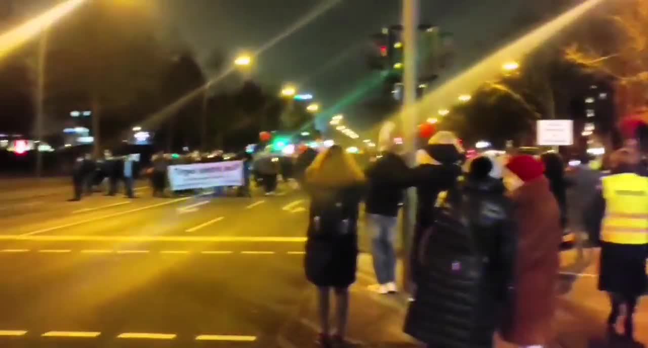 Berlin, Germany - People protesting against medical tyranny