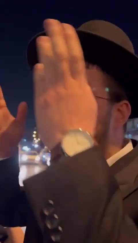 🇮🇱❌🕎 — During a Haredi protest in Israel against joining the army and ...