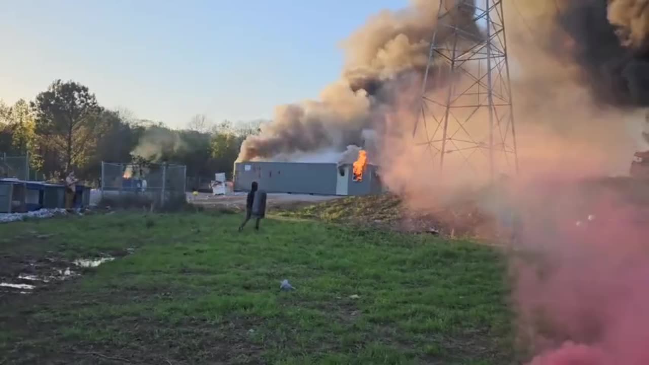 Future Police Training Site BURNS In Alarming New Video