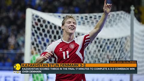 Kazakhstan pulls off historic comeback to stun Denmark | Latest English News |