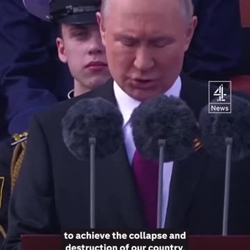 Putin compares West to Nazis in victory day speech