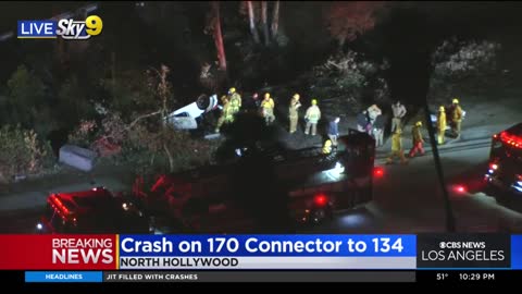 1 killed in multi-vehicle crash on 170, 134 Freeway connector