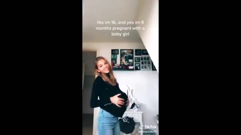 Telling Him I am Pregnant & Baby Mama Dance Tik Tok Compilation 1