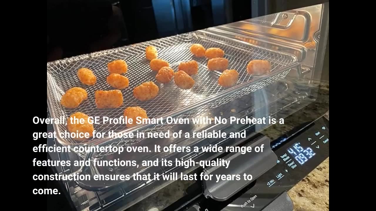 GE Profile Smart Oven with No Preheat ӏ 11-in-1 Countertop Oven ӏ Large-Capacity Countertop Ove...