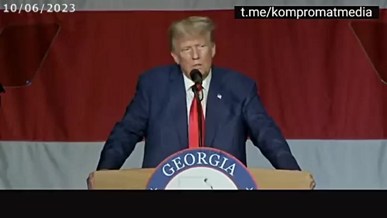 Extrait discours de Trump - Columbus, Géorgie- 10-06-23 (Stfr)