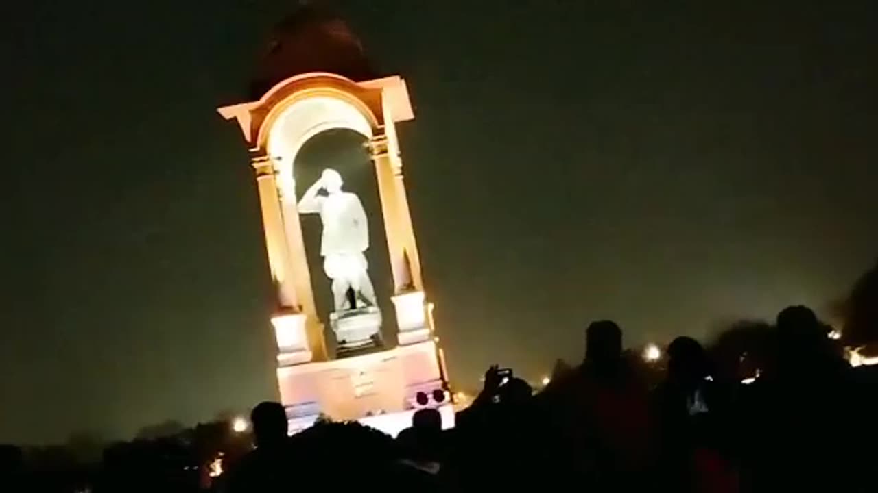 INDIA GATE. FIRST 2023 NIGHT.