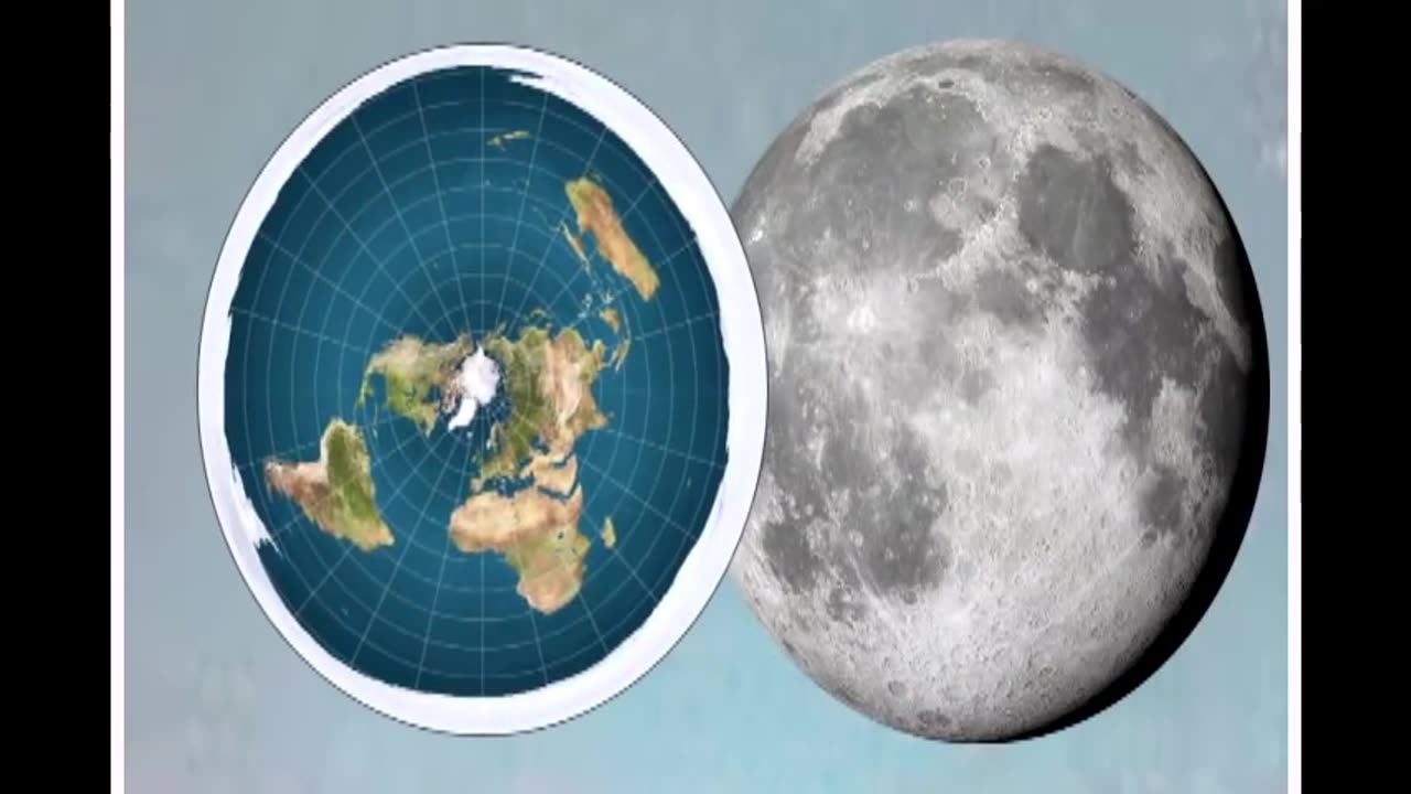 Is the moon a reflection of a gigantic earth?