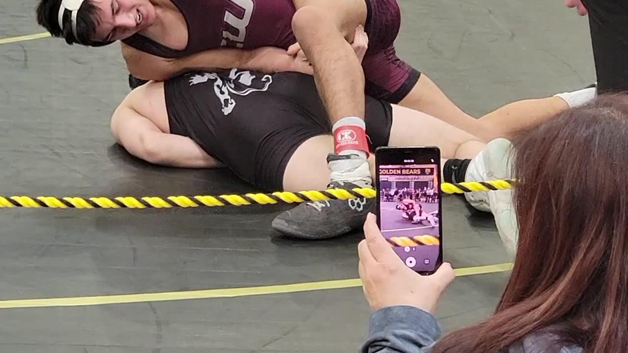 OHSAA Sectional Wrestling Tournament at Upper Arlington HS (2/25/23)match 5