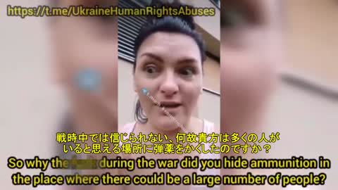 Russia-Ukraine War, About Shopping Mall Attack, Woman get a Question to Mayor