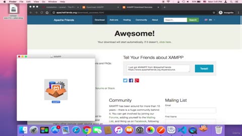 3. Installing XAMPP - Mac users