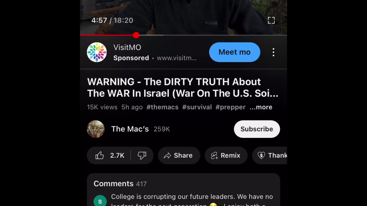 The audacity like I said before what will it take