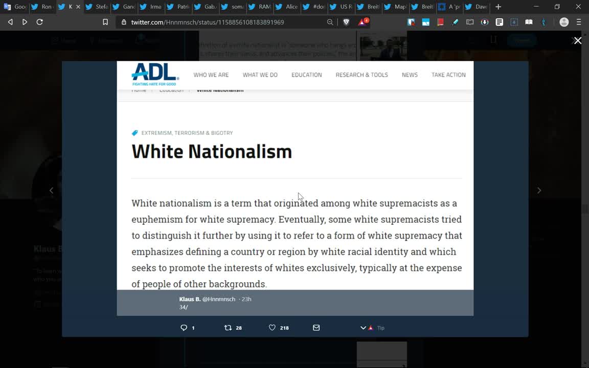 Хроники геноцида Белой Расы 07.08.19