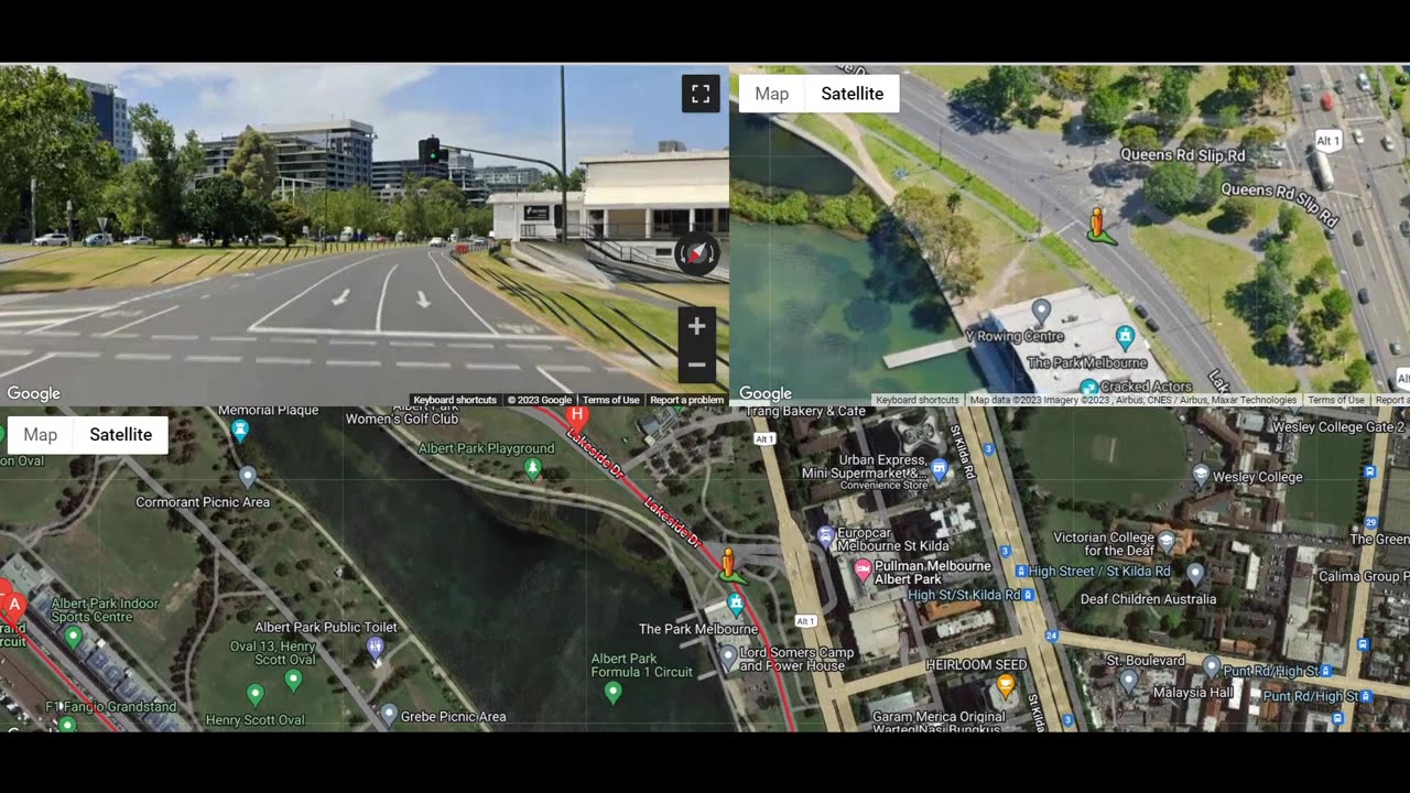 F1 circuit Albert Park Melbourne Australia 2023