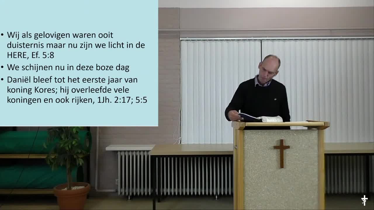 Bijbelstudie Daniël 1:1-21 - Rennie Schoorstra Deel 1