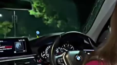 Comparison of driving boys and girls with BMW❤️😂