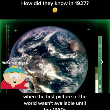 How did Universal Studios know what the earth looked like in 1927