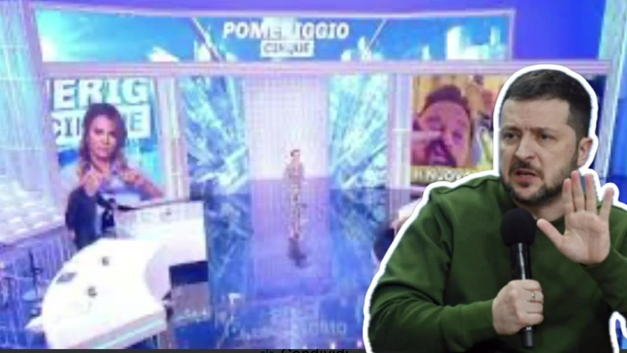 Spomeriggio live ospita Zelensky