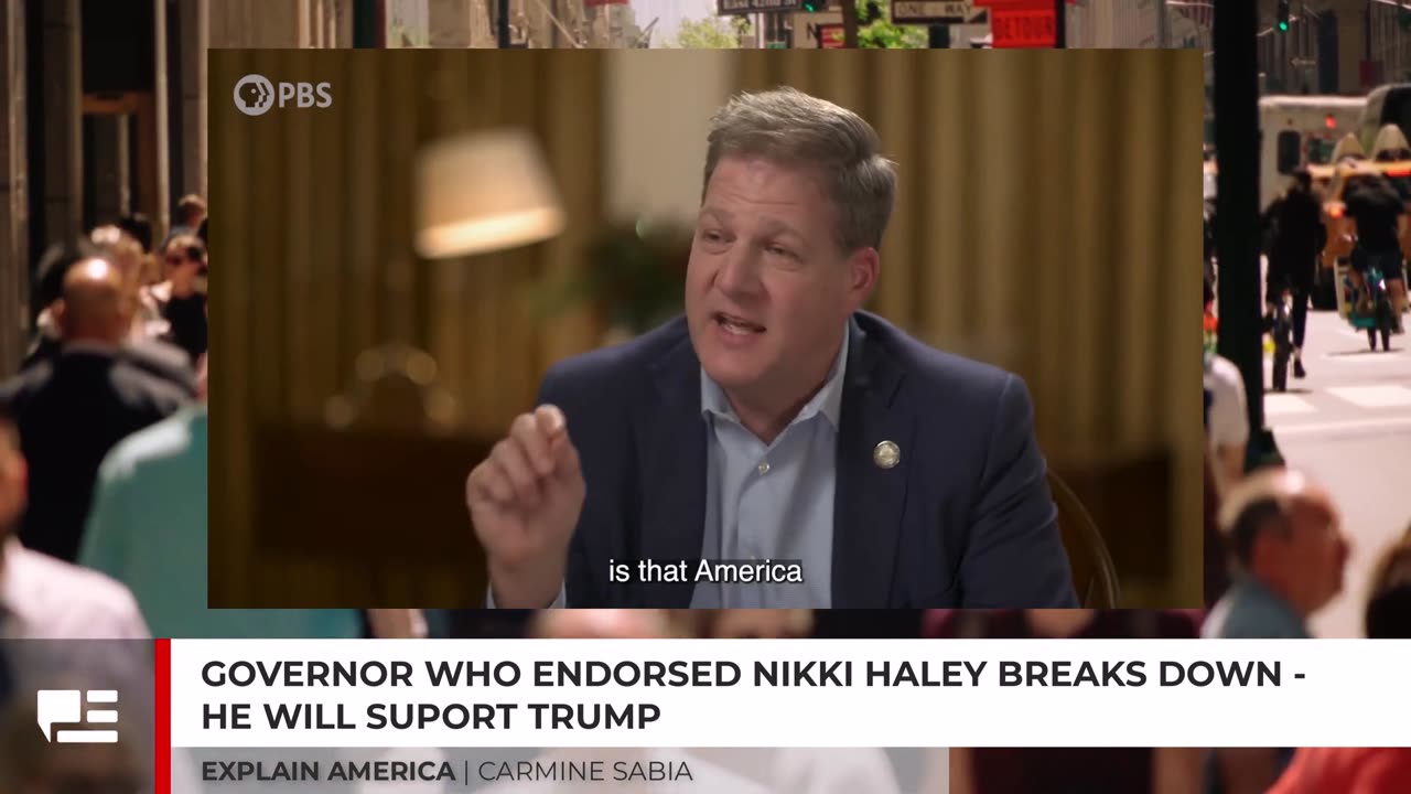 Governor Who Endorsed Nikki Haley Breaks Down - He Will Support Trump