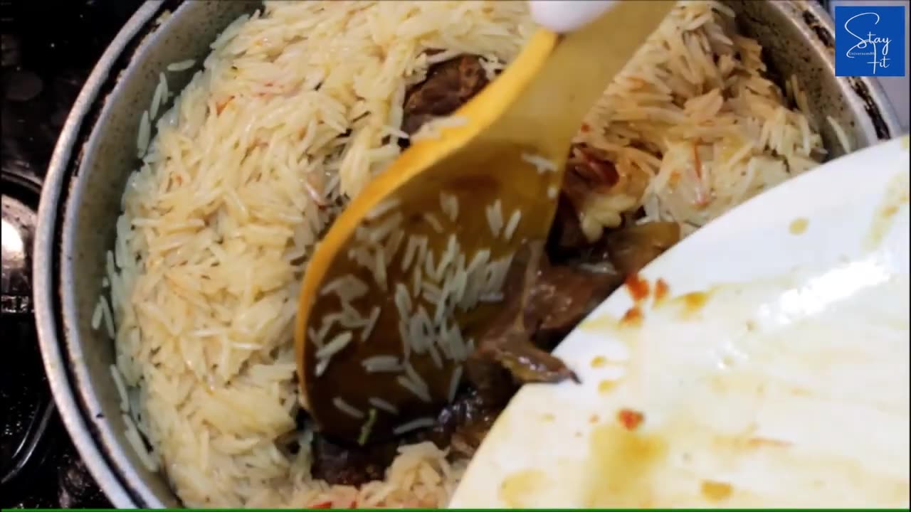 Afghan Palaw , Kabuli Palaw, traditional dish von Afghanistan