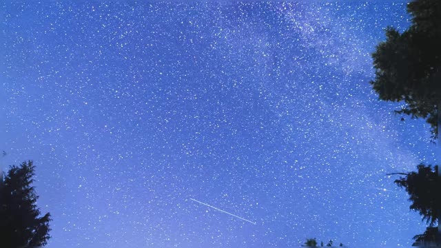 Time Lapse Footage Of Night Sky Beautiful Sky Full Of Stars