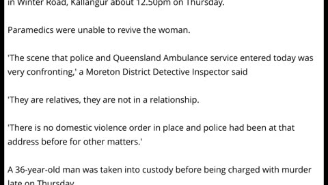 Man Charged After Discovery Of A Woman's Body Inside A Suburban Home - Kallangur, North Of Brisbane