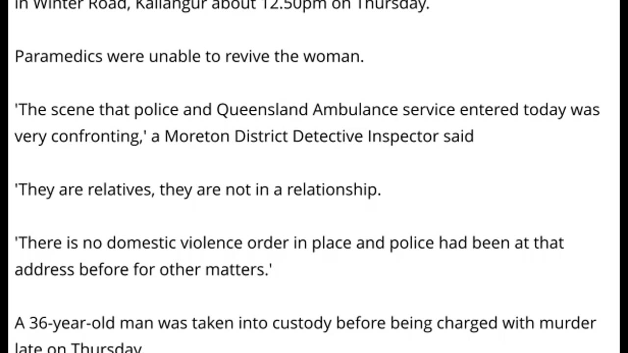 Man Charged After Discovery Of A Woman's Body Inside A Suburban Home - Kallangur, North Of Brisbane