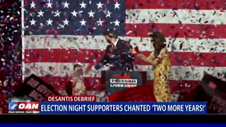 Election night supporters chanted 'two more years!'