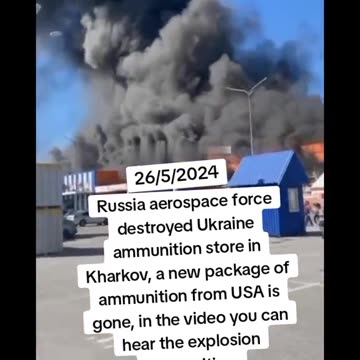 RUSSIA DESTROYING A NEW PACKAGE OF AMMUNITION FROM USA
