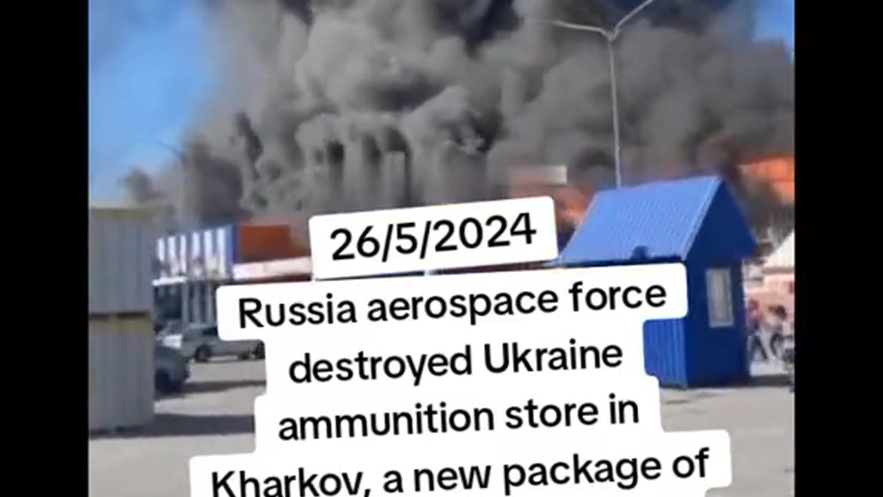 RUSSIA DESTROYING A NEW PACKAGE OF AMMUNITION FROM USA