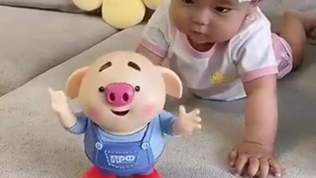 Funny Toy Playing Baby 😁