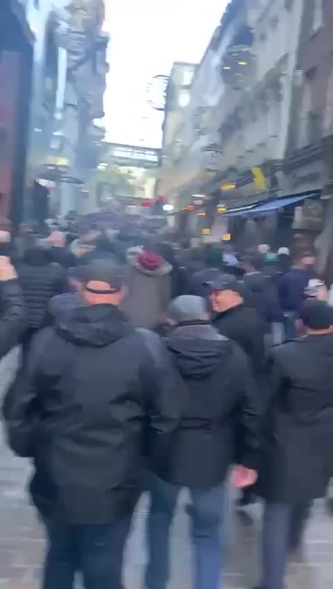 British patriots out in London on Remembrance Day