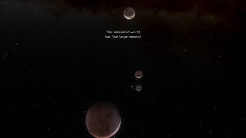 A Planet With Four Moons...