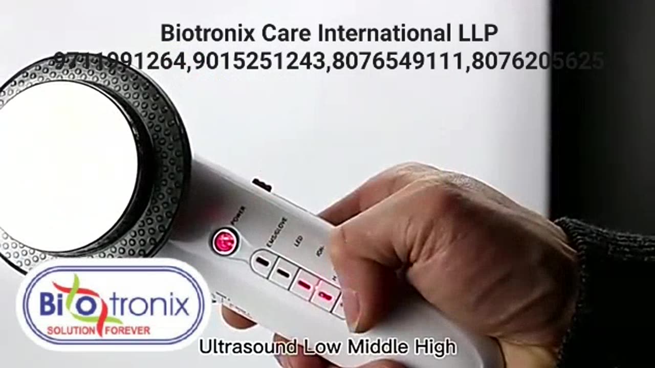 Biotronix 3in1 Ultrasonic Anti Cellulite Body Slimming