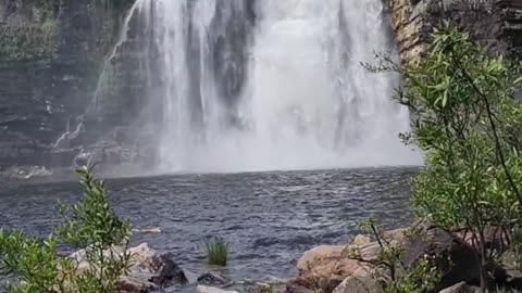 Cachoeira do Garimpão 💦 Salto 80m Patrimônio