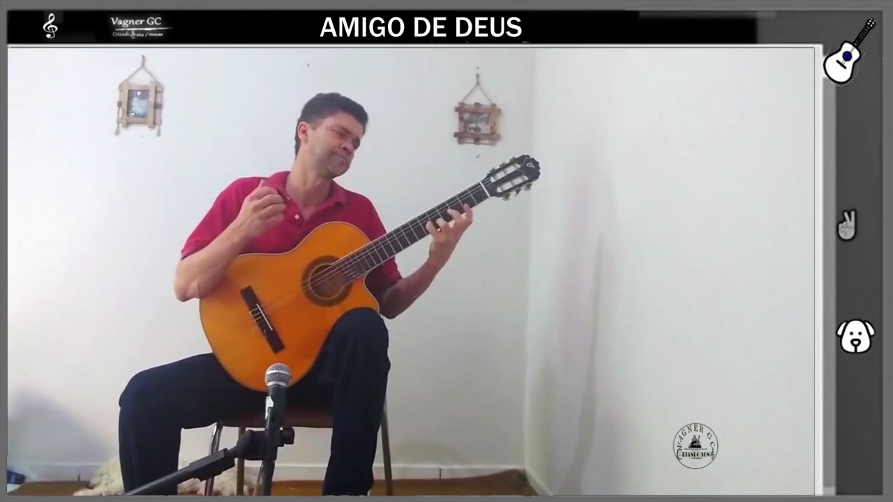 AMIGO DE DEUS (I) - ADHEMAR DE CAMPOS - MUSICA INSTRUMENTAL - VIOLÃO - GUITAR