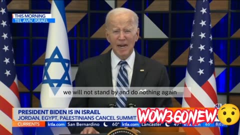 Joe Biden & Isreal Claim Muslims Destroyed The Gaza Hospital Not Them #ktla