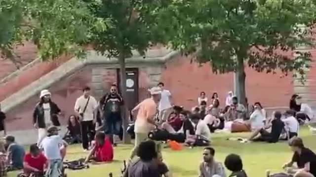 Disco boy goes off.
