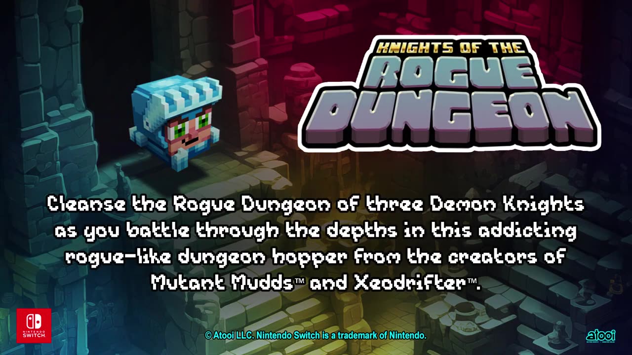 Knights of the Rogue Dungeon - Official Nintendo Switch Launch Trailer