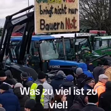 Bauerndemo in Erding 04.01.2024