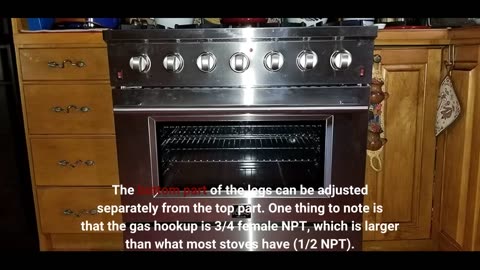 FORNO Galiano 48" Inch All Gas Double Oven Freestanding Gas Range with 8 Sealed Burners Cooktop...